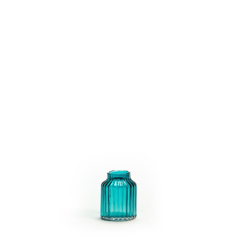 Productshot of Ju Celia vase small in aqua