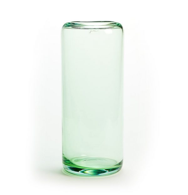 Productshot of Ju Corina Vase Hurricane High in light green