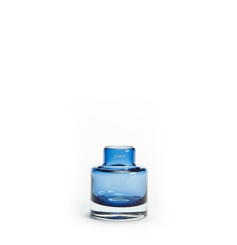 Productshot of Ju Fred Bottle Low in dark blue