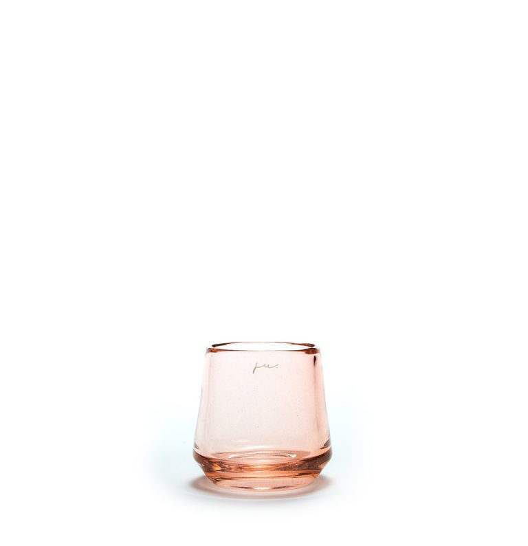 Productshot of Ju Valentine Vase Transparent in rosé